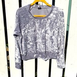 Crushed velvet top FREE PRESS Nordstrom M